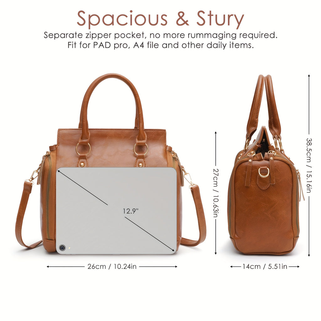 Handbag Western Women Bag Handbag Purse Portable Storage Bag with Multi Card Slots Women's Multi Layer Crossbody Bag