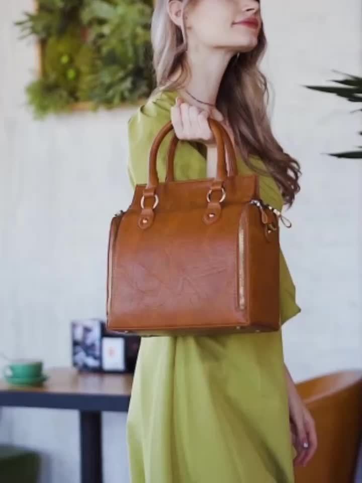 Handbag Western Women Bag Handbag Purse Portable Storage Bag with Multi Card Slots Women's Multi Layer Crossbody Bag