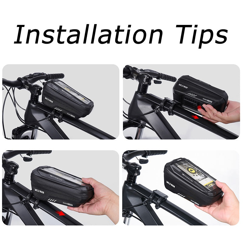 WILD for Man Bike Bag Front Handlebar Bag