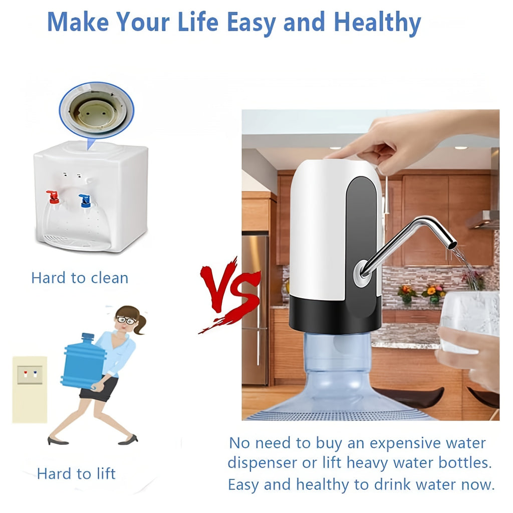 Electric Water Jug Pump - USB Rechargeable Automatic