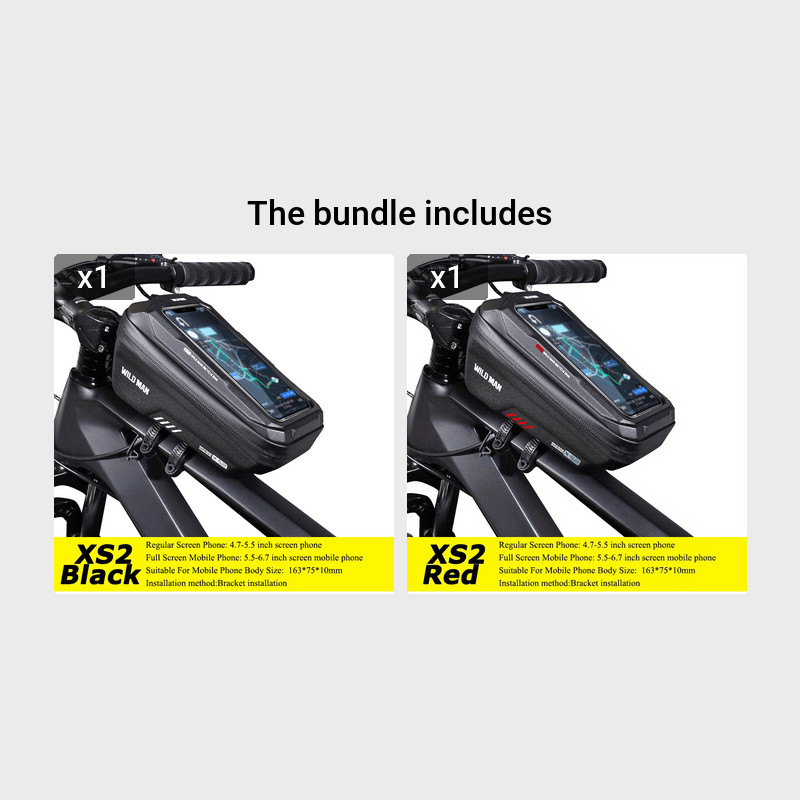 WILD for Man Bike Bag Front Handlebar Bag