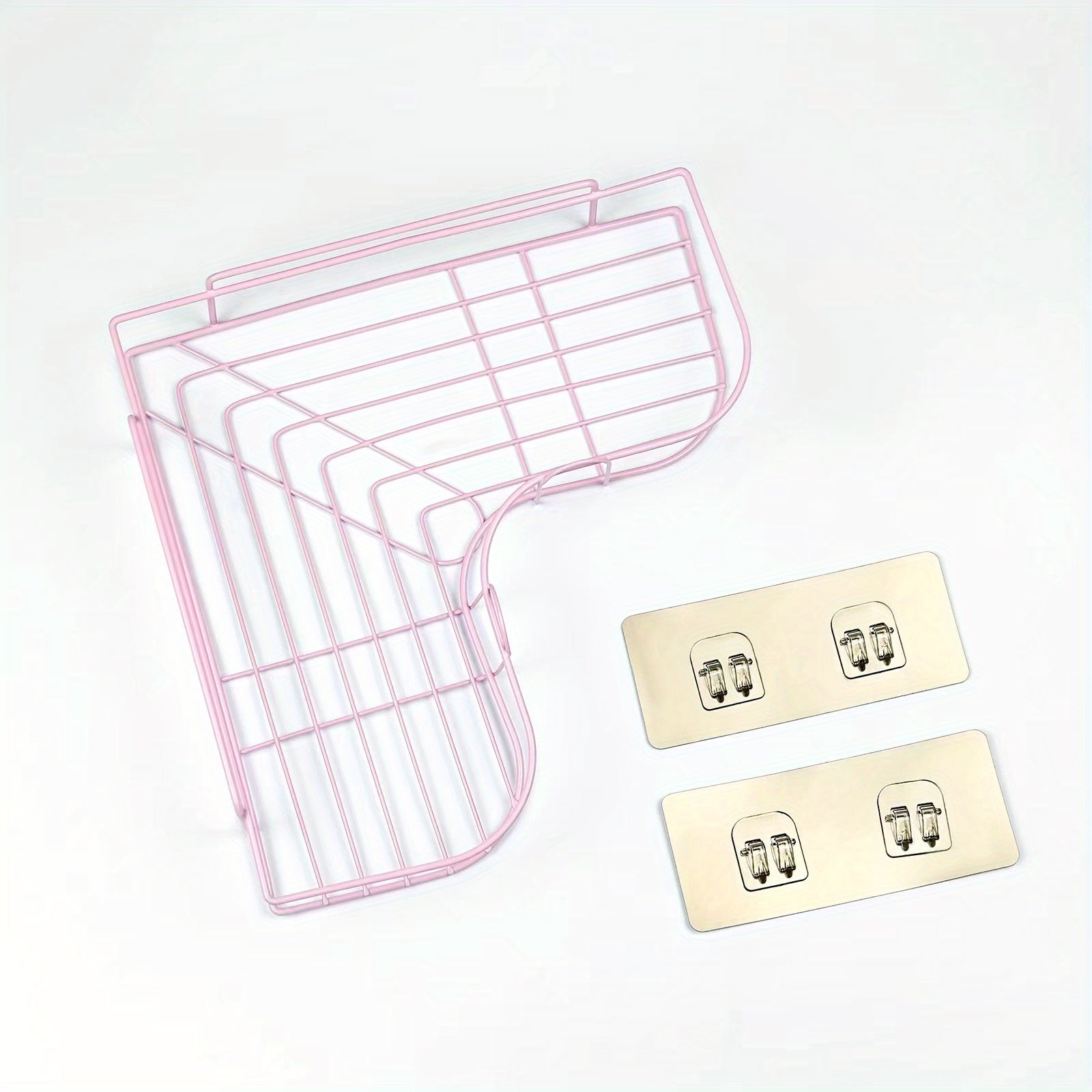 No-Drill Wall Mounted Bathroom Storage Rack