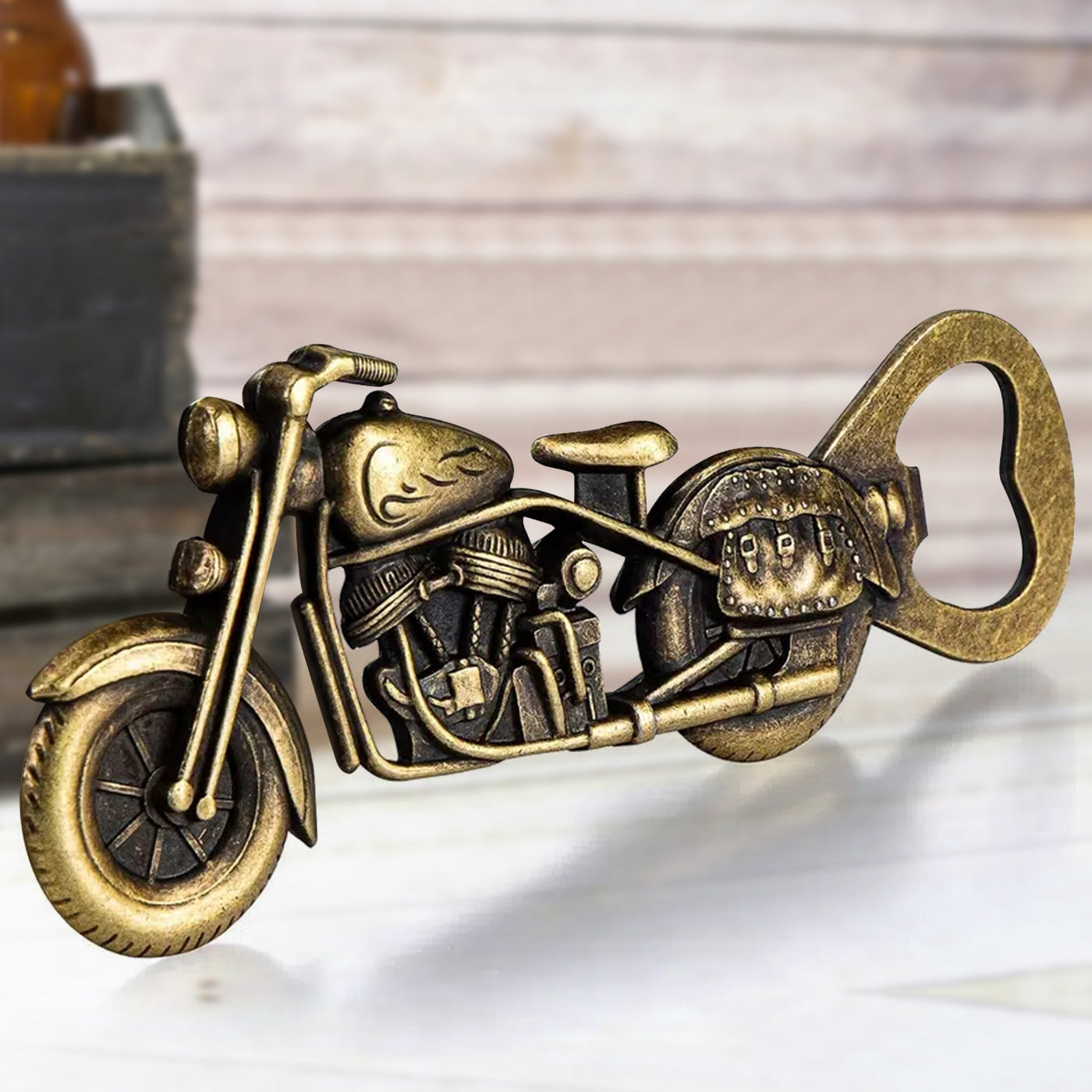 1pc Golden 5 Inches Motorcycle Bottle Opener