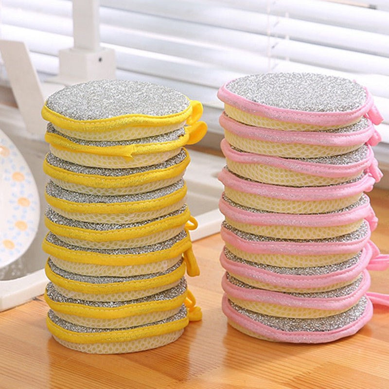 Double Side Dishwashing Sponge Pan Pot Dish Wash Sponges