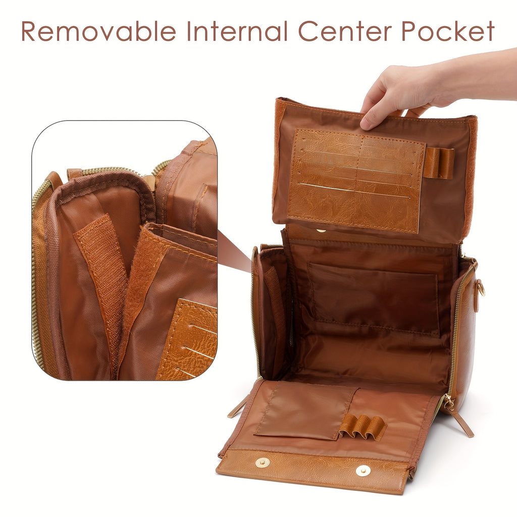 Handbag Western Women Bag Handbag Purse Portable Storage Bag with Multi Card Slots Women's Multi Layer Crossbody Bag