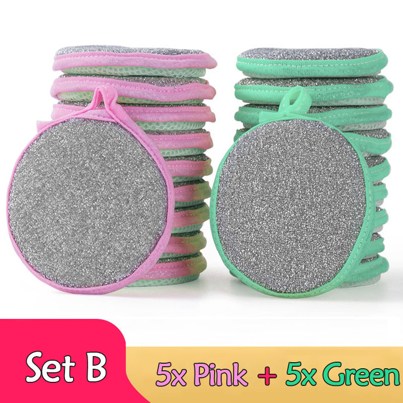 Double Side Dishwashing Sponge Pan Pot Dish Wash Sponges