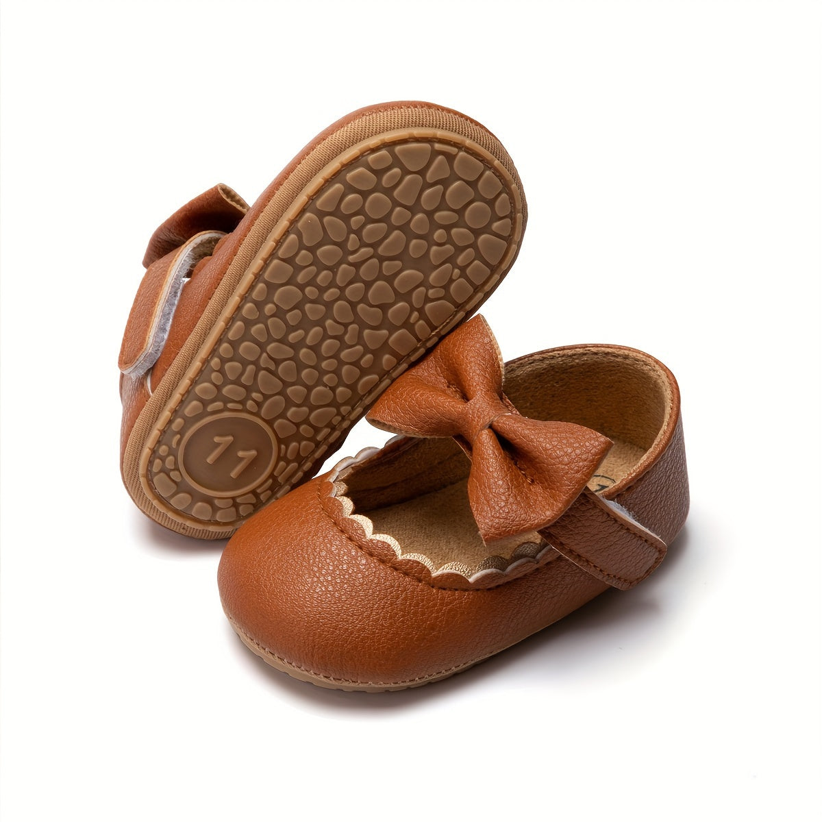 Infant Baby Girls Mary Jane Flats, Soft Sole
