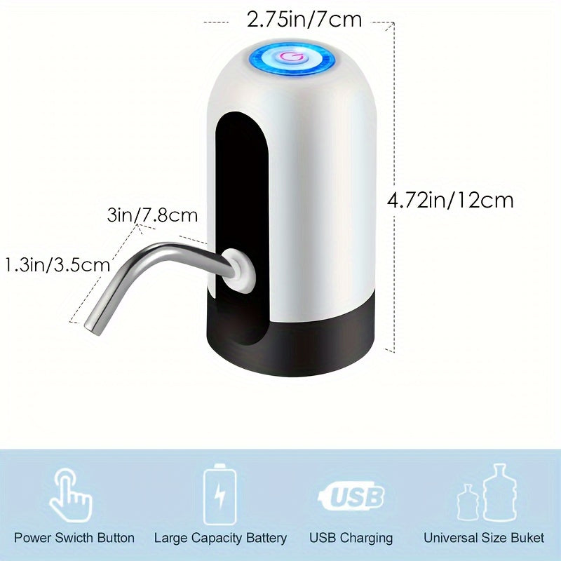 Electric Water Jug Pump - USB Rechargeable Automatic