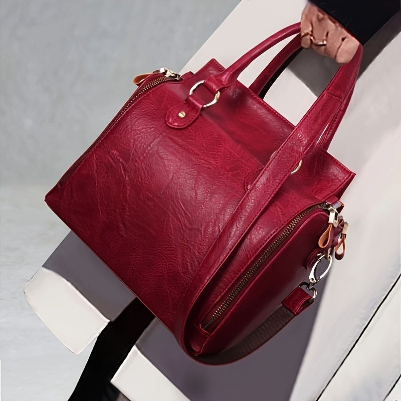 Handbag Western Women Bag Handbag Purse Portable Storage Bag with Multi Card Slots Women's Multi Layer Crossbody Bag