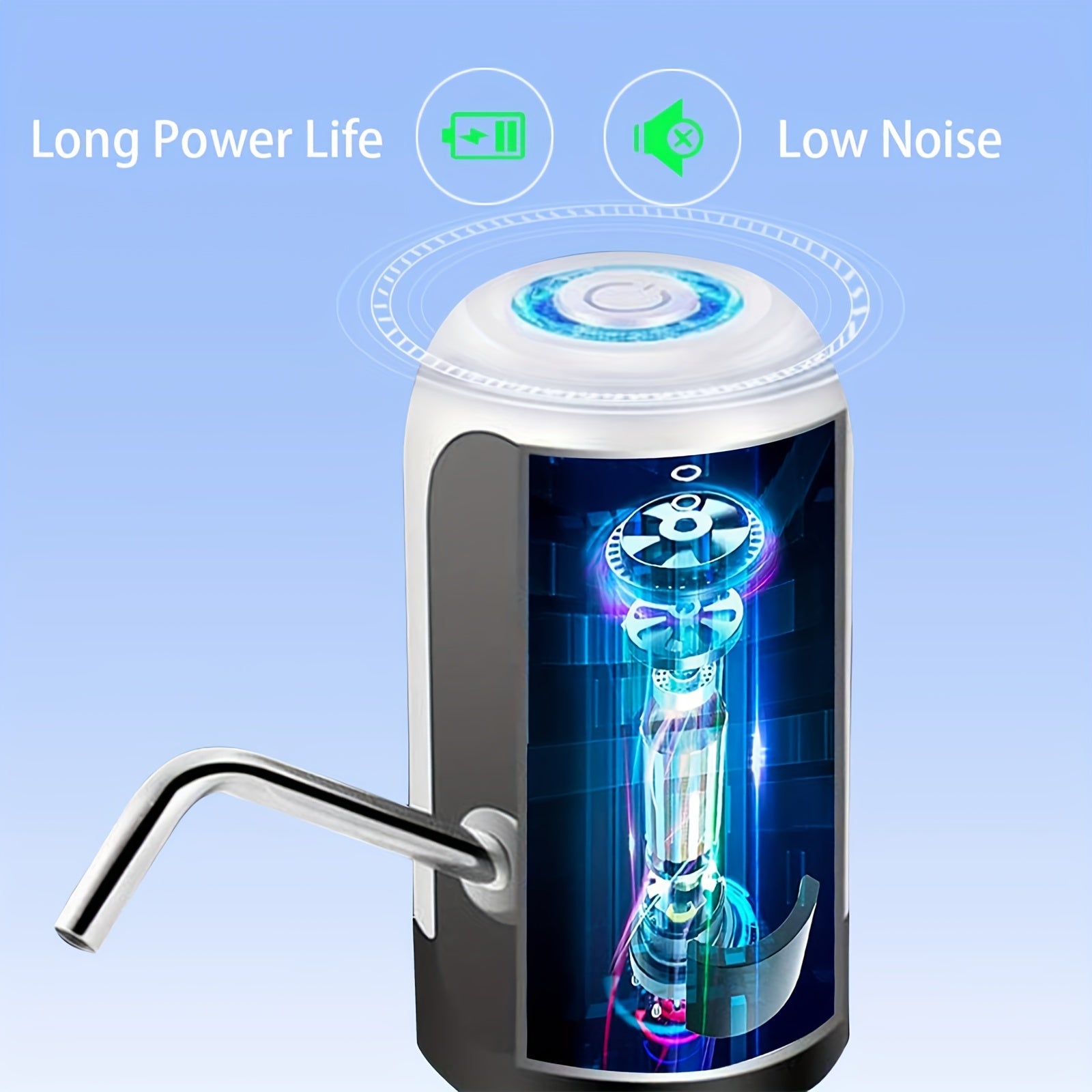Electric Water Jug Pump - USB Rechargeable Automatic