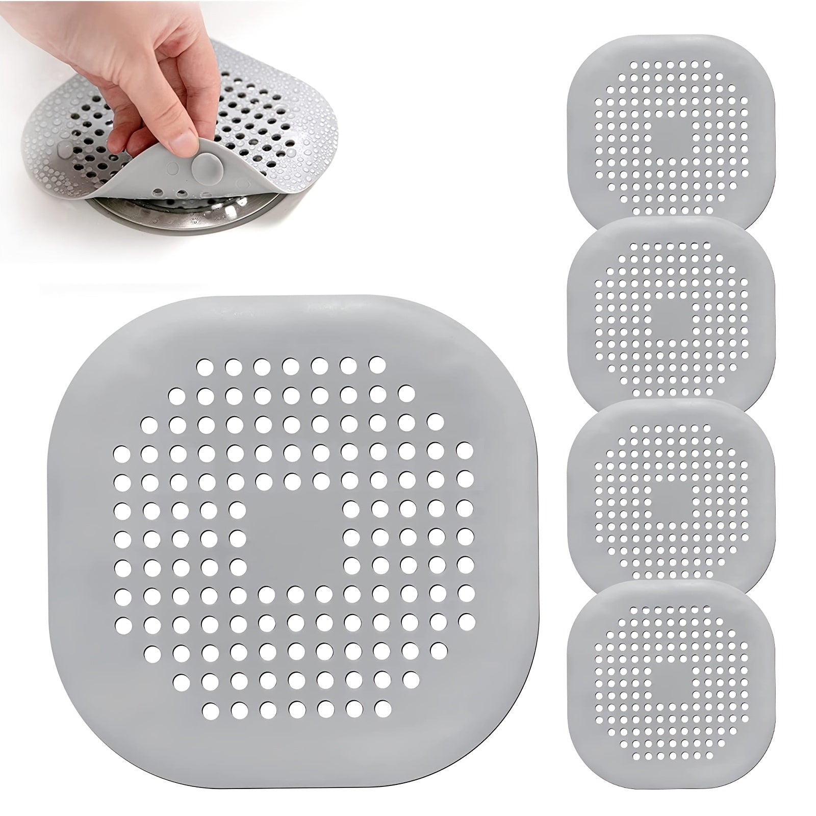 1pc or 4pcs Bathroom & Kitchen Drain Protector