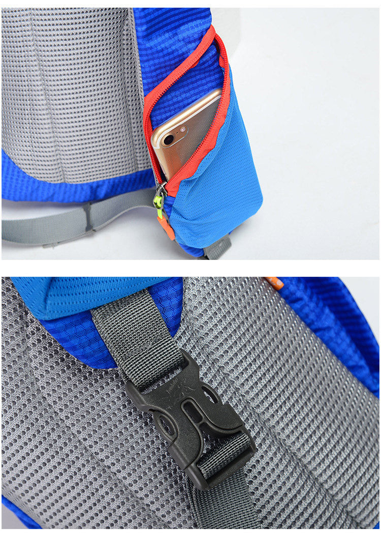 Nylon belt bag, Trendy Zipper Sling Bag with Side Pocket for Outdoor Sports