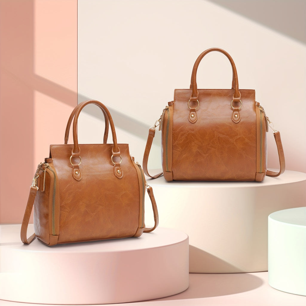 Handbag Western Women Bag Handbag Purse Portable Storage Bag with Multi Card Slots Women's Multi Layer Crossbody Bag