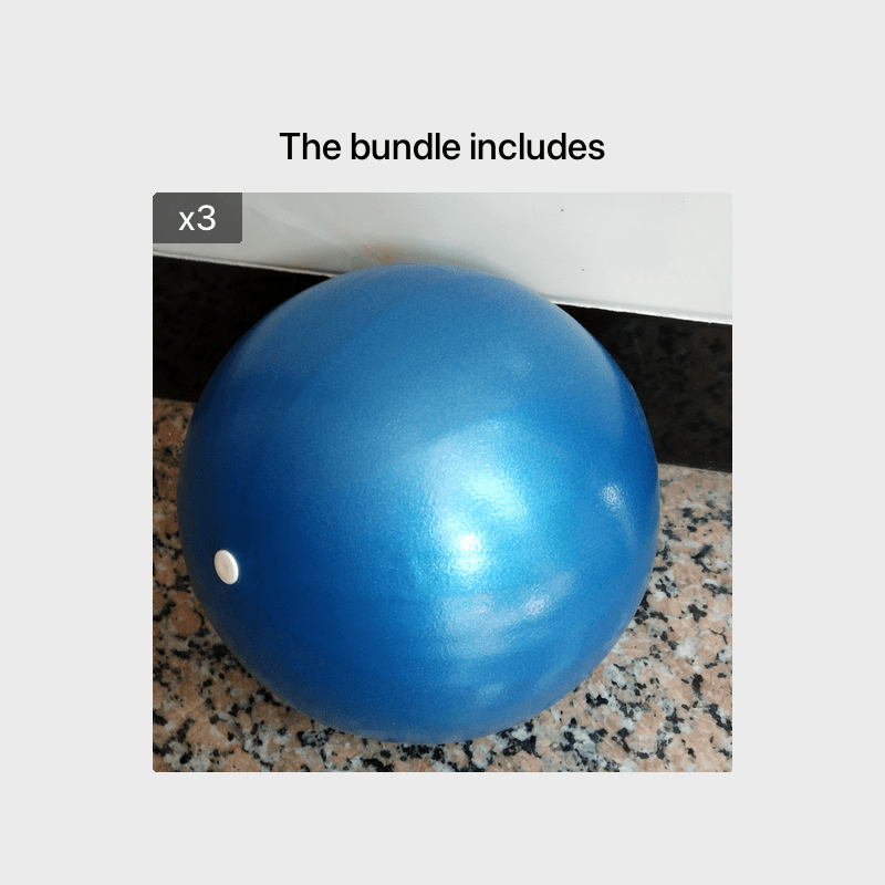 1pc 9.84-Inch Mini Yoga Ball for Shaping, Pilates Ball for Glutes