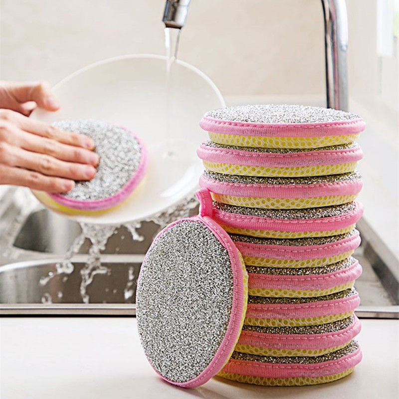Double Side Dishwashing Sponge Pan Pot Dish Wash Sponges