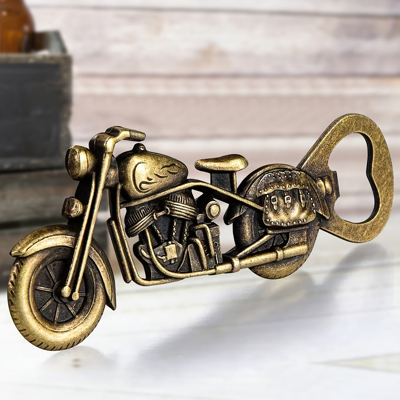 1pc Golden 5 Inches Motorcycle Bottle Opener