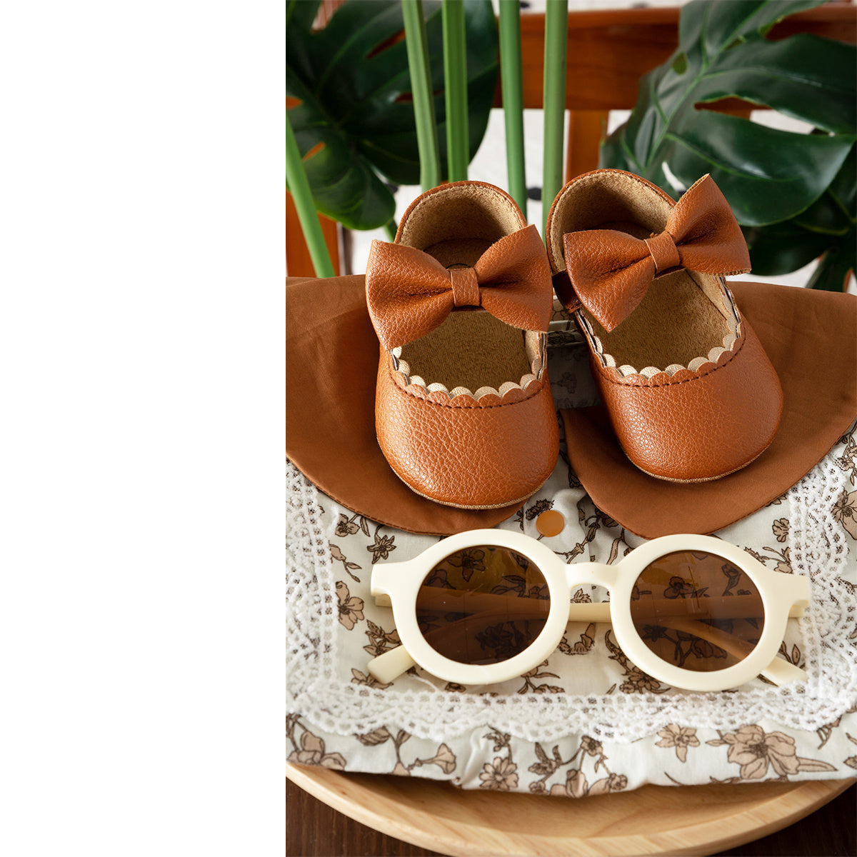 Infant Baby Girls Mary Jane Flats, Soft Sole