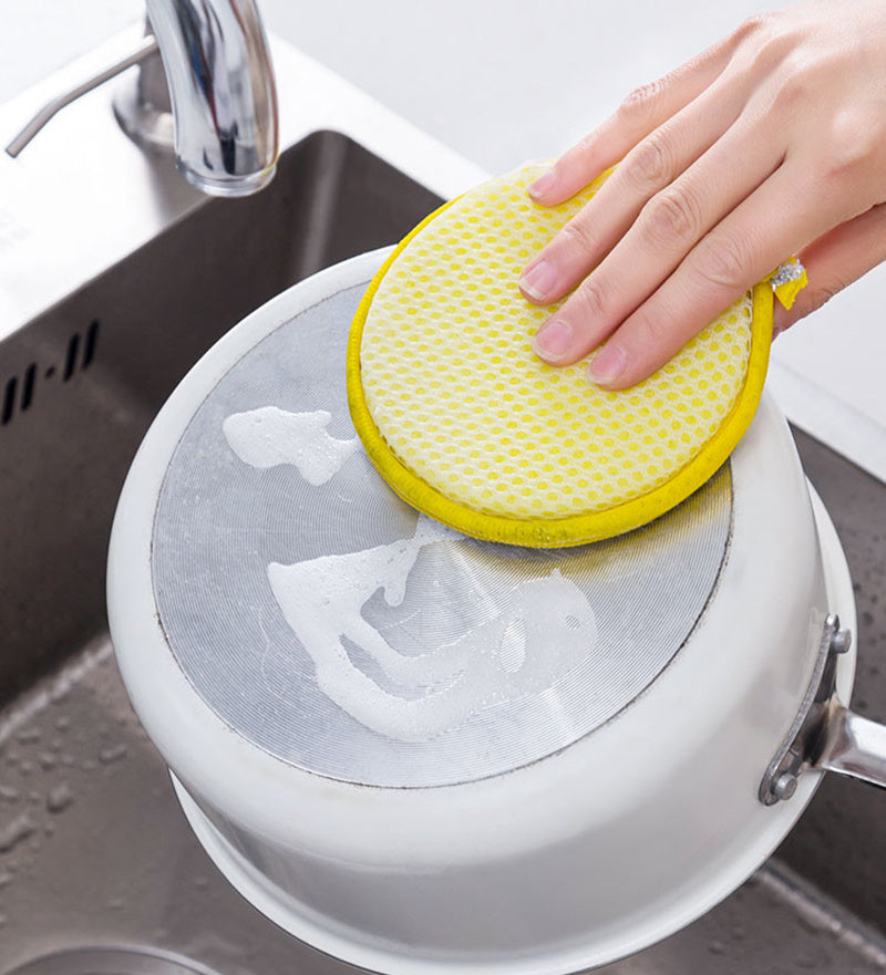 Double Side Dishwashing Sponge Pan Pot Dish Wash Sponges