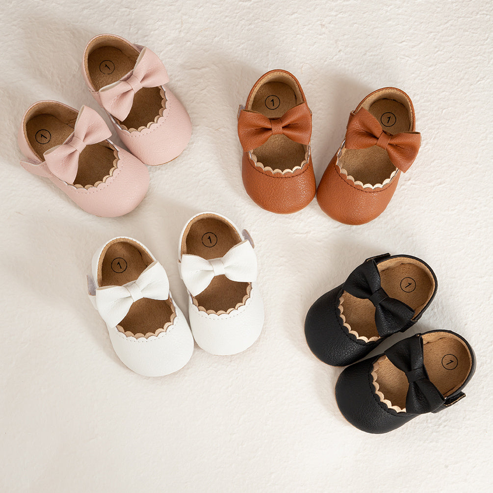 Infant Baby Girls Mary Jane Flats, Soft Sole