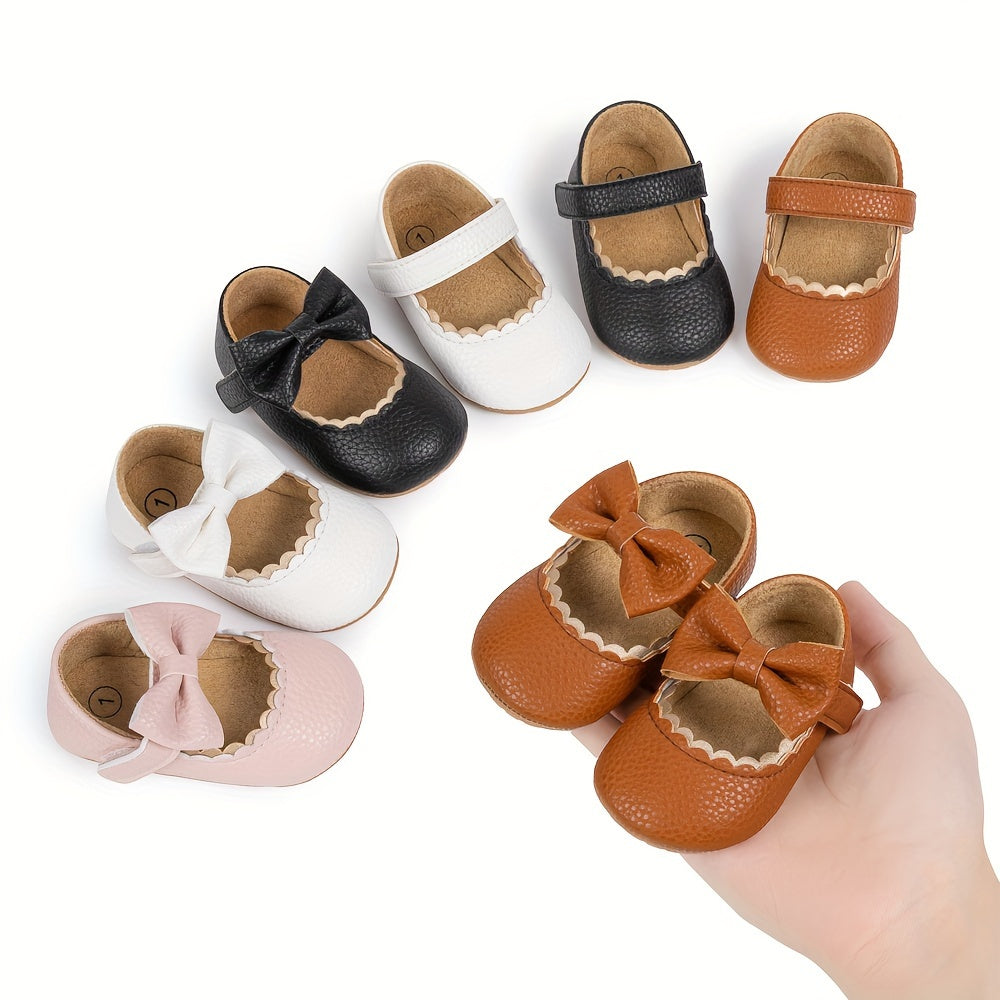 Infant Baby Girls Mary Jane Flats, Soft Sole