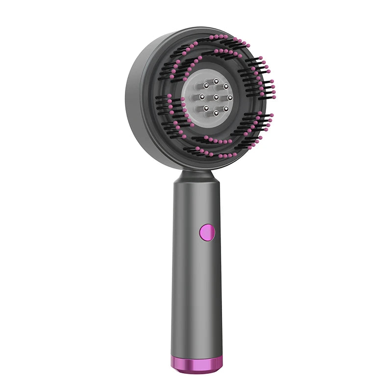 Portable Red and Blue Light Therapy Head Massager with Kneading Feature Scalp Oil Applicator Comb for Hair Growth