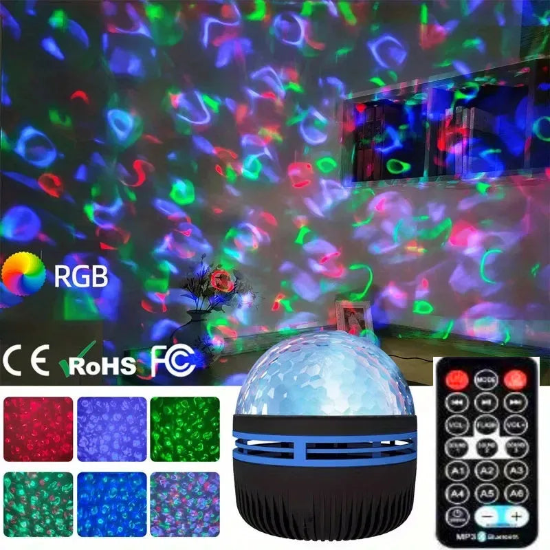 Galaxy Projector Water Ocean Wave