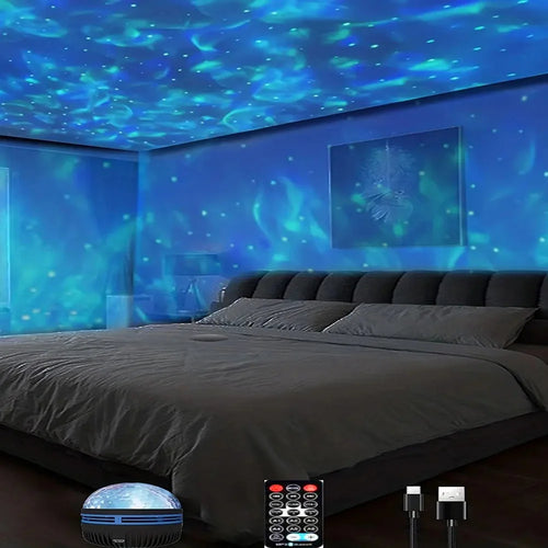 Galaxy Projector Water Ocean Wave