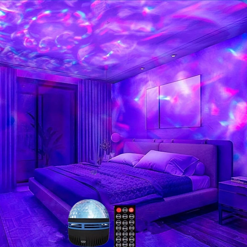 Galaxy Projector Water Ocean Wave