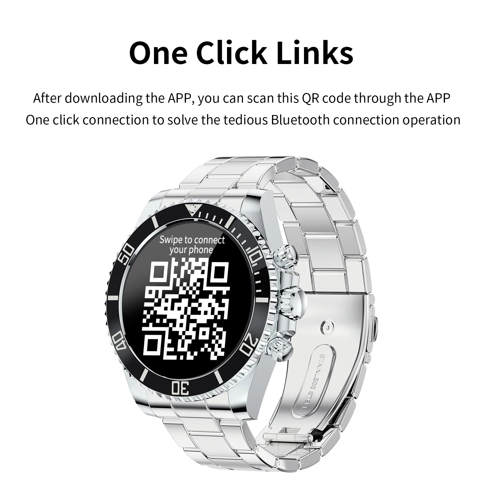 Smart Watch Man Smartwatch AW12 high-end luxury 2024 Android IOS Korean Support Steel Connected Replica Miltary pk gts4 global