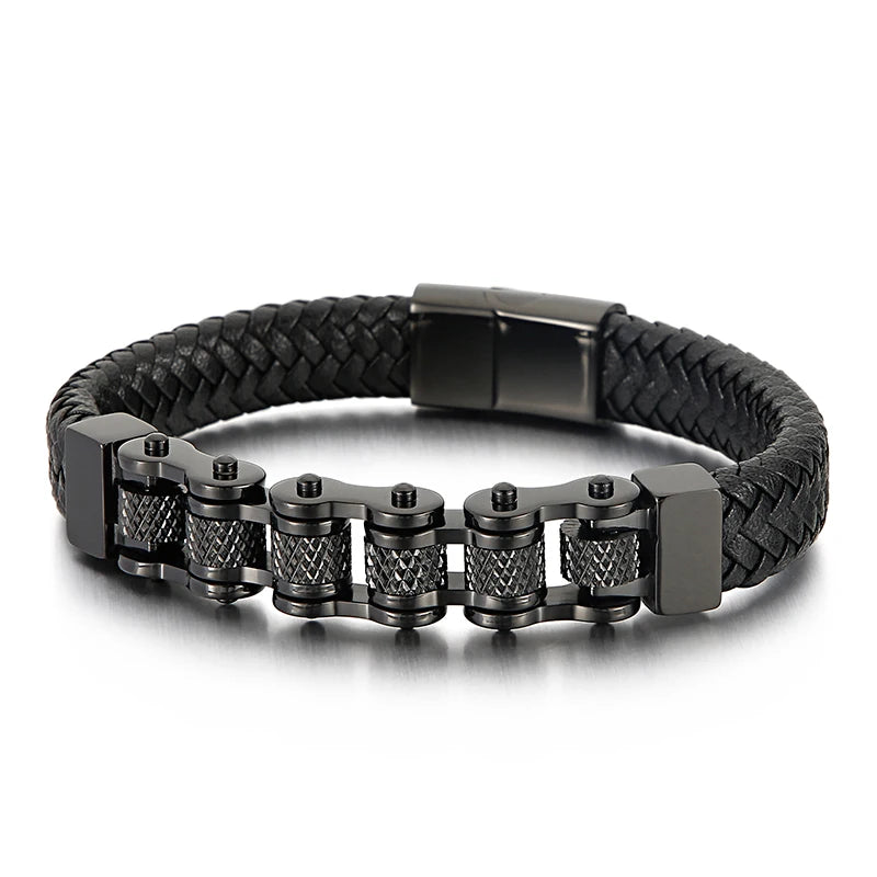 KALEN Bicycle Chain  Braided Rope Bracelet for Man