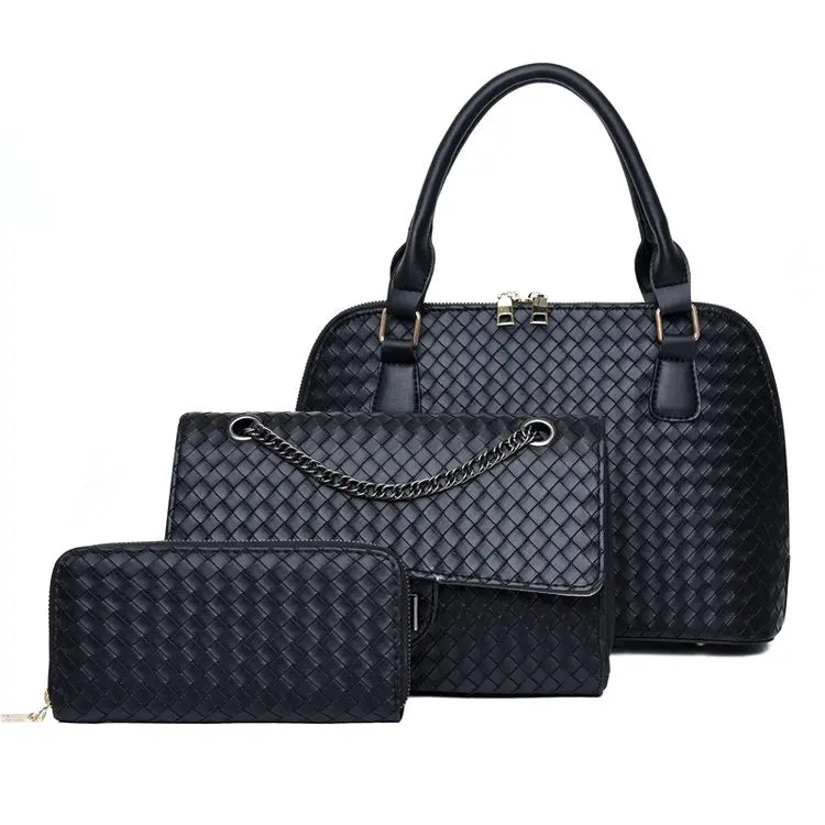 Handbag Sets 3 Pieces Women Bags Sweet Lady Manufacturers Wholesale Bags for Women