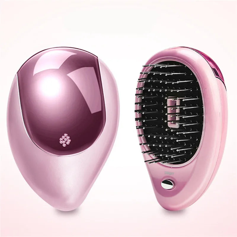 Anti-Static Ionic Hair Brush Electric Hair Brush Comb Massager Vibration Hair Scalp Massager Brush
