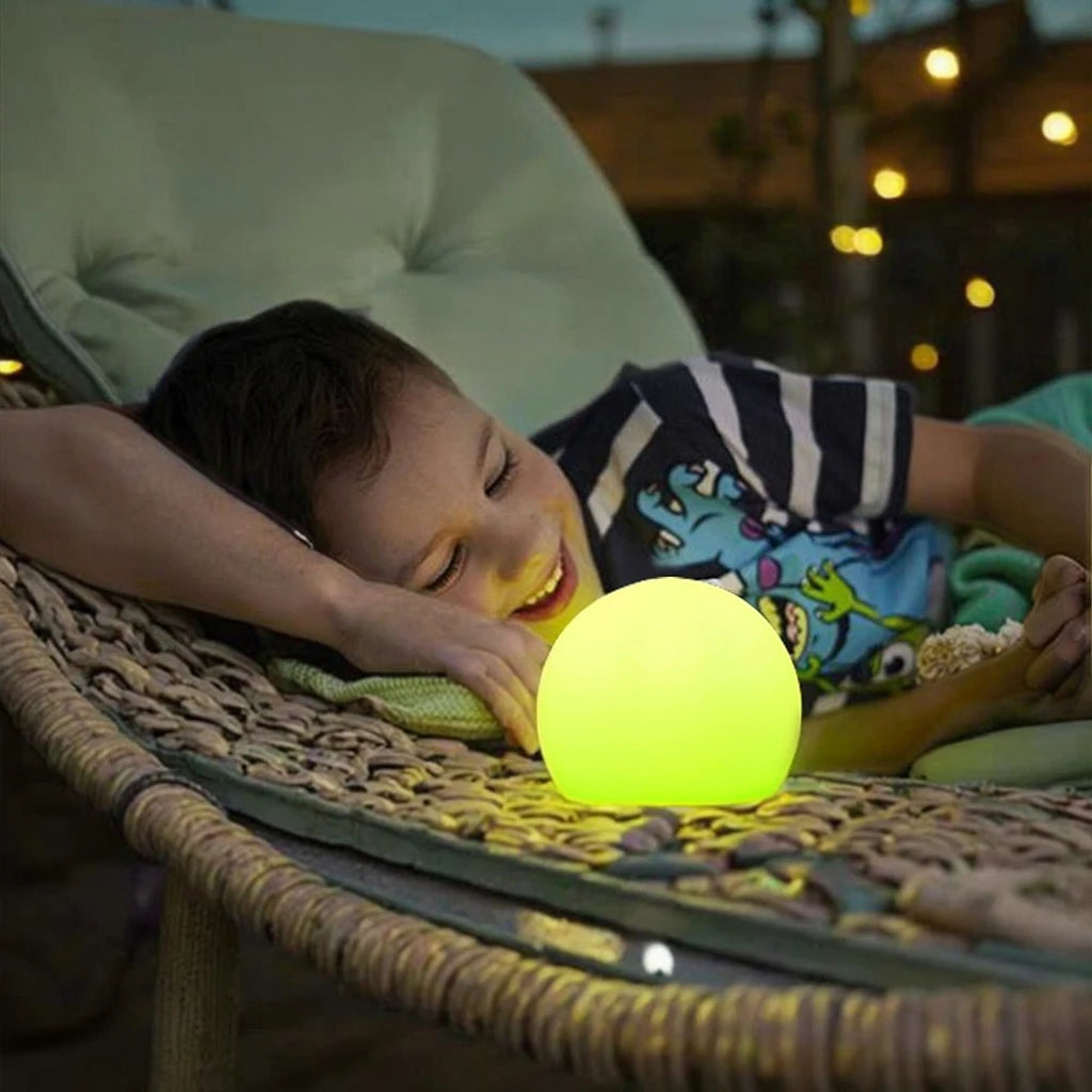 Waterproof IP68 16 Color Changing Mood Led Light Hanging Garden Ornaments with Dimmable Remote Control Led Ball