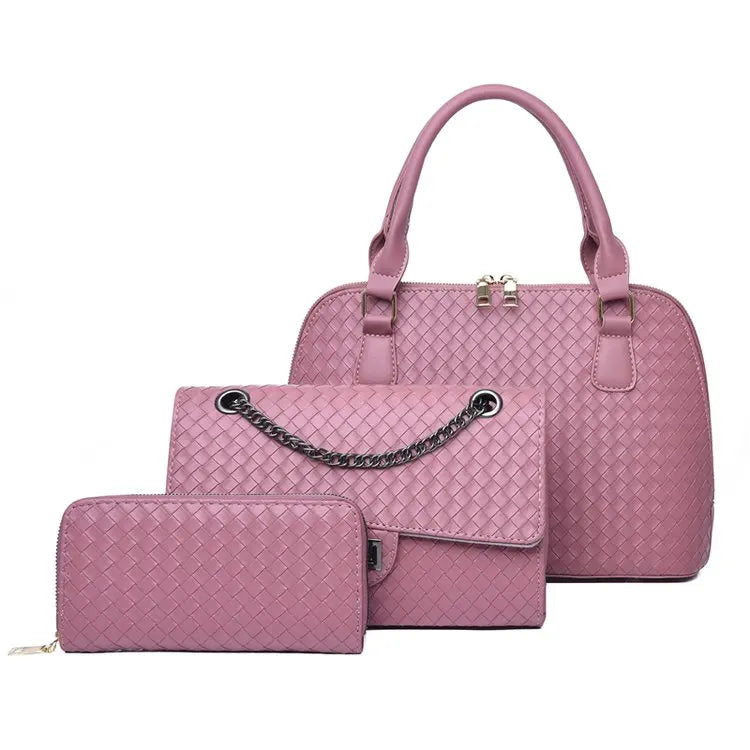 Handbag Sets 3 Pieces Women Bags Sweet Lady Manufacturers Wholesale Bags for Women