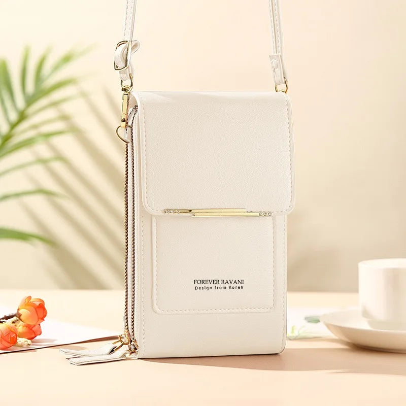 PB076 Mobile Phone Bag with Touch Screen Crossbody Bag Multifunctional Large Capacity Cross-border Foreign Trade Bag Button