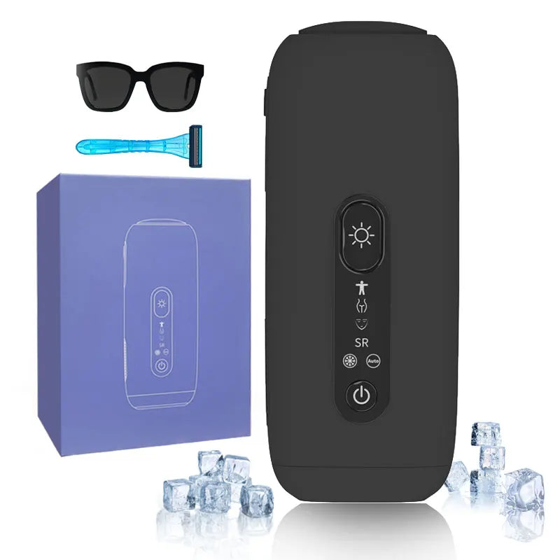 Drop Shipping Ice Cooling Painless Permanent Hair Removal Laser Body Leg Bikini Face Electric Permanent IPL Hair Removal Device