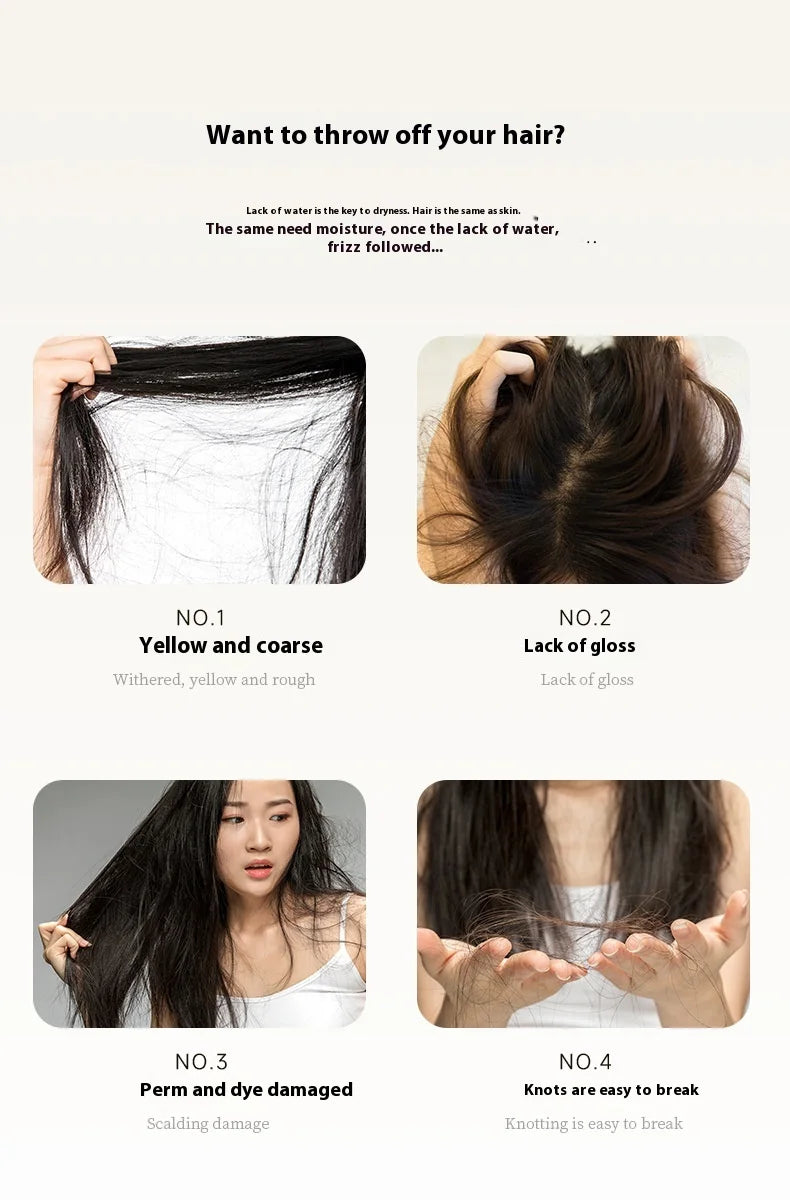 Hot Steam Hair Straightening Comb Electric Hair Care Brush 30 Second Rapid Heating Hair Straightener