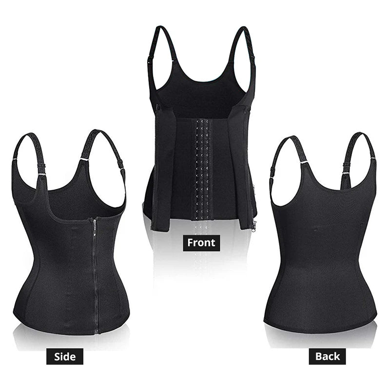 Women Shapewear Waist Trainer Push Up Slimming Vest Tummy Control Girdle Body Shaper Waist Cincher Corset Tank Top