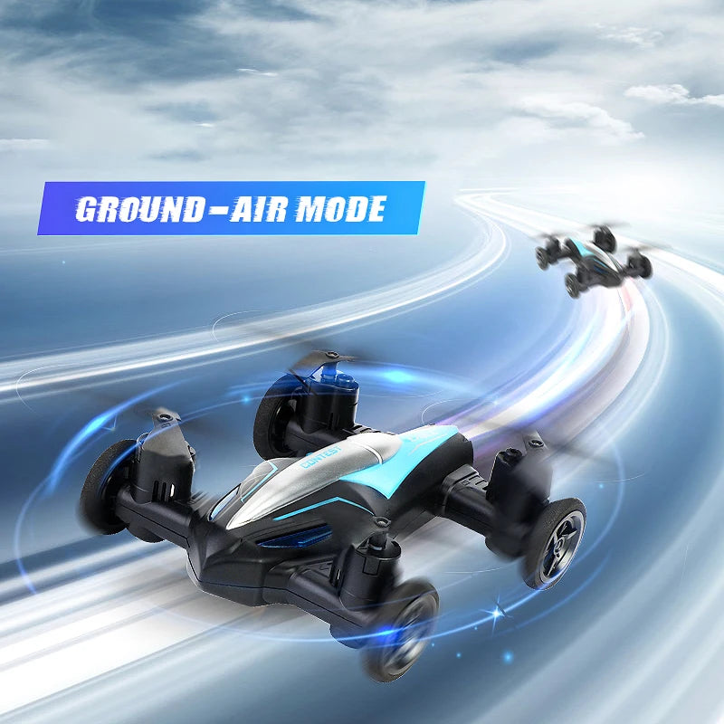 D85 2in1 Mini Drone Air-Ground Flying Car 2.4G Dual Mode Racing Professional RC Car Quadcopter Drones Children Off-road Toy Dron