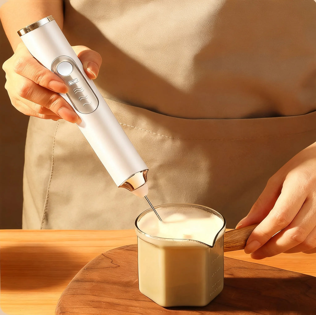 Electric Multi-functional Milk Frother Household Lightweight Hand Mixer for Coffee and Tea Milk Foam on Stock