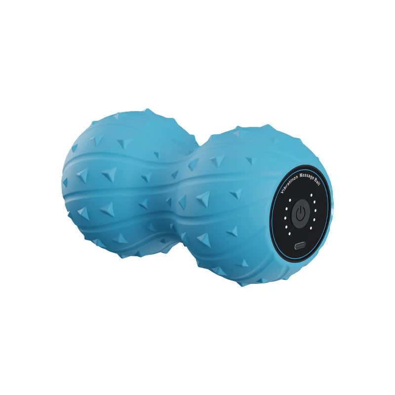 Portable Fascia Ball Fitness Yoga Equipment Peanut Ball Vibration Massage for Body Back Relaxation Cervical Vertebrae Exercise