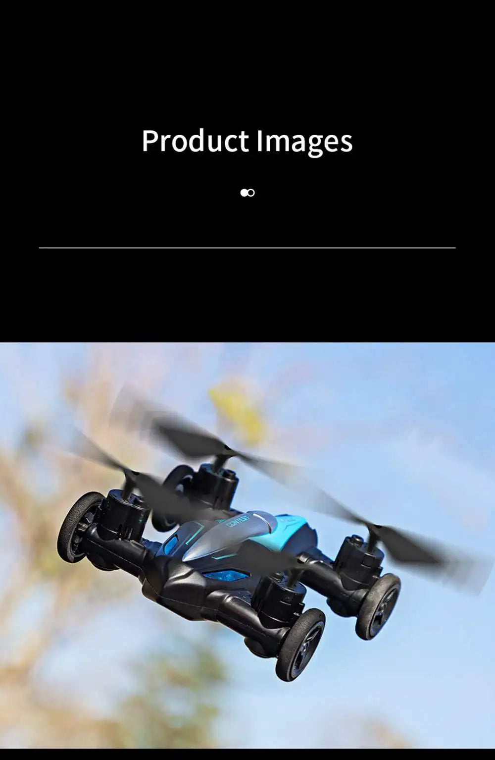 D85 2in1 Mini Drone Air-Ground Flying Car 2.4G Dual Mode Racing Professional RC Car Quadcopter Drones Children Off-road Toy Dron