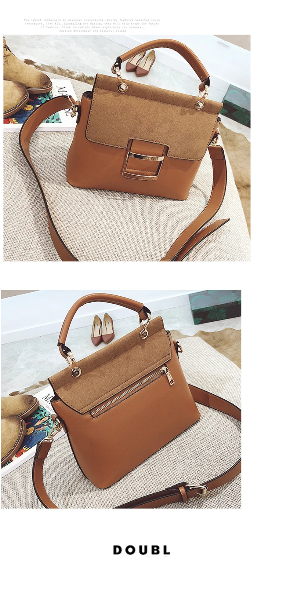 Women Bag Vintage Shoulder Bags 2021 New Buckle Matte Leather Handbags Crossbody Bags for Women Famous Brand Summer Style Sac