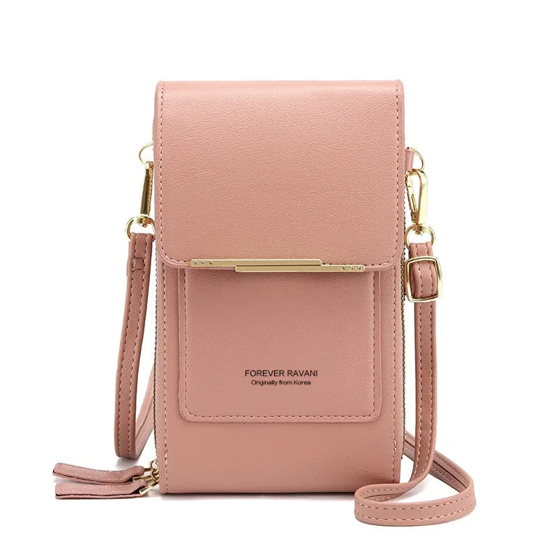 PB076 Mobile Phone Bag with Touch Screen Crossbody Bag Multifunctional Large Capacity Cross-border Foreign Trade Bag Button