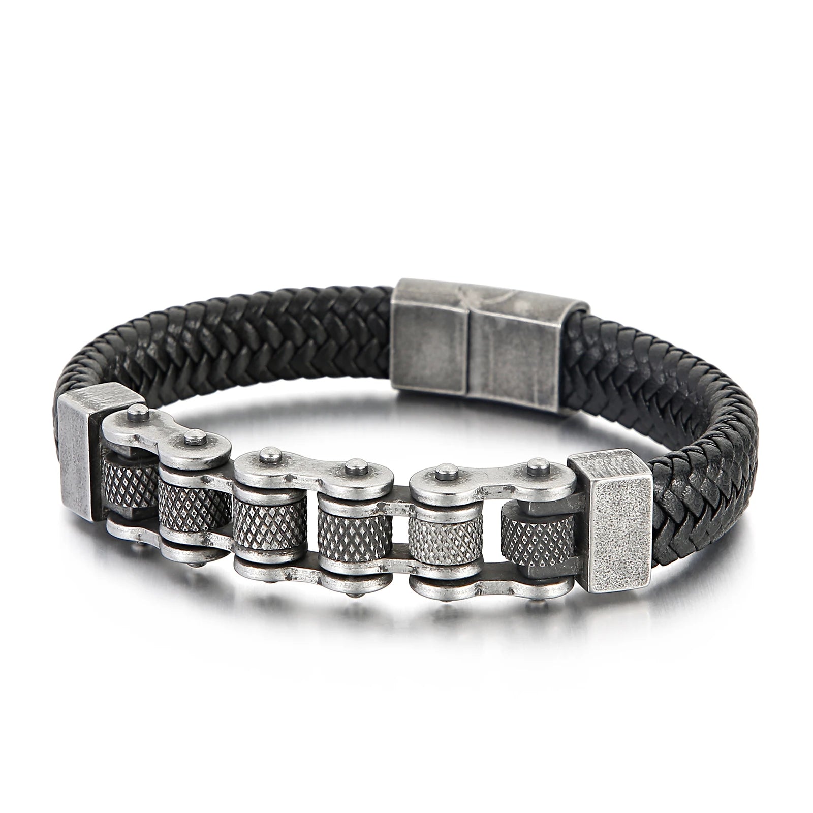 KALEN Bicycle Chain  Braided Rope Bracelet for Man