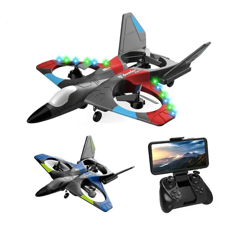 EPP Foam Plane 4DRC V27 Glider RC Plane Remote Control RC Airplane 2.4G Fighter Hobby Airplane with Camera Helicopter Kids