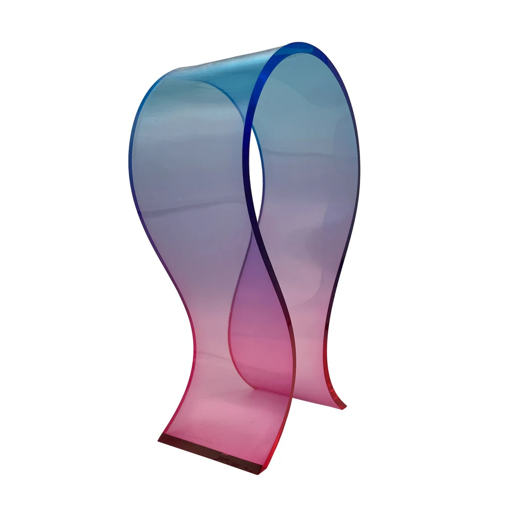 Hot Selling Modern Clear Acrylic Headphone Display Stand Holder Popular Earphone Rack