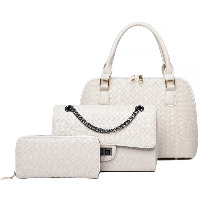 Handbag Sets 3 Pieces Women Bags Sweet Lady Manufacturers Wholesale Bags for Women