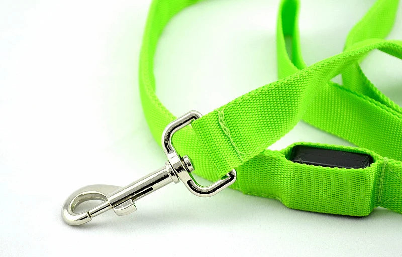 LED Dog Leash Light Luminous Pet Dog Lead Leash For Dogs Cats Nylon Light Night Safety Flashing Pet Dog Leashes For Small Dog