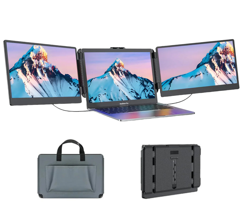 Factory Wholesale S2 IPS Full HD Dual Portable Monitors Tri Screen Monitor Extended Laptop Screen